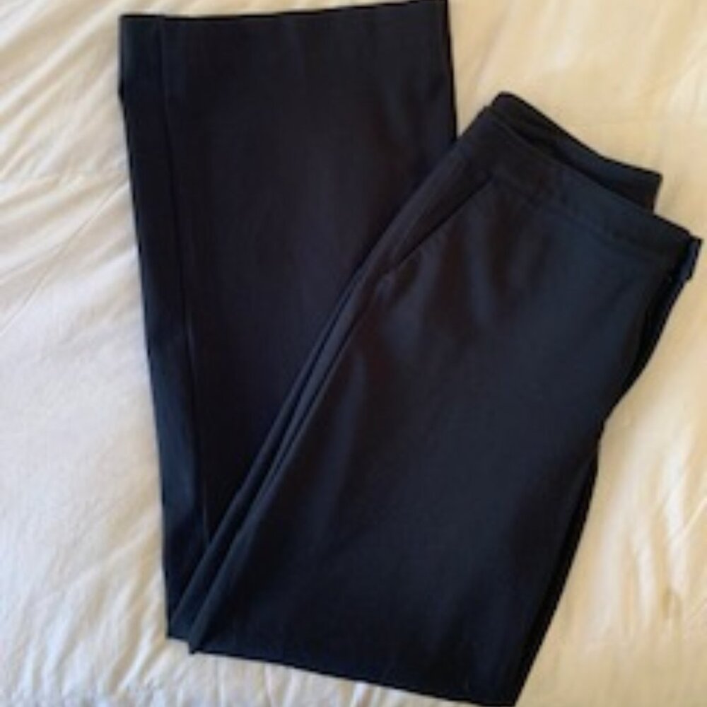 NYDJ Black Whitney Trouser Pant in Stretch Twill High Rise_Size 8
